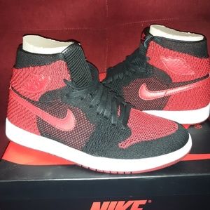 Air Jordan 1 Bred Flyknit
